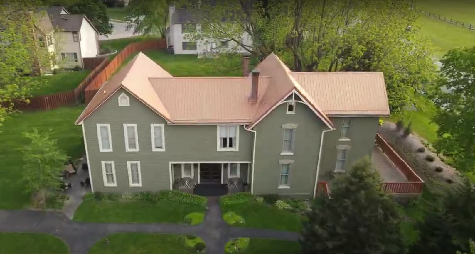 Aerial View of the Guest House